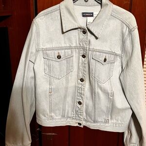 Liz Claiborne Light Blue Jean Jacket